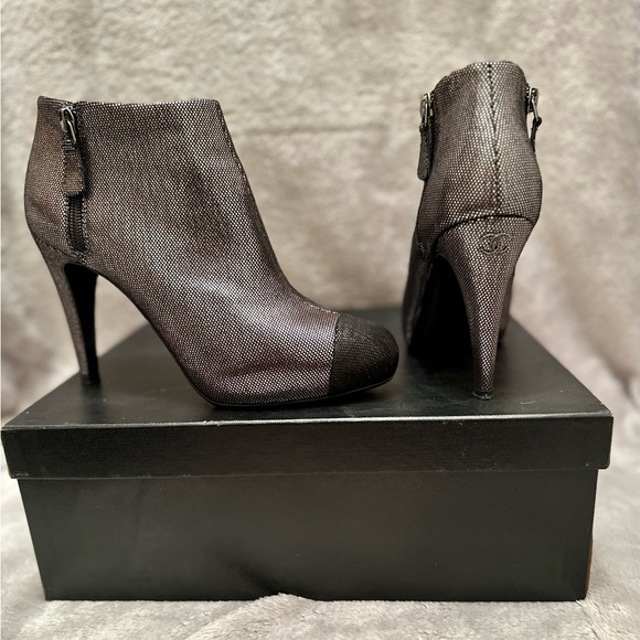 CHANEL Bottines C2635 Anthr 81307/Noir 94305 - Picture 12 of 13